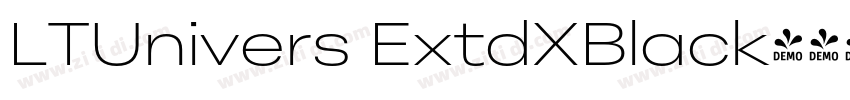 LTUnivers ExtdXBlack字体转换